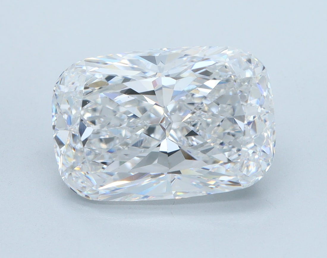 Loose Diamond - CUSHION 5.03ct D VS1: Loose Diamond - CUSHION 5.03ct D VS1 Source: This is a real non-mined Diamond that has been grown in a lab Shape: CUSHION Carats: 5.03 Color: D Clarity: VS1 Certification: IGI Condition: Pre-Owned PLE
