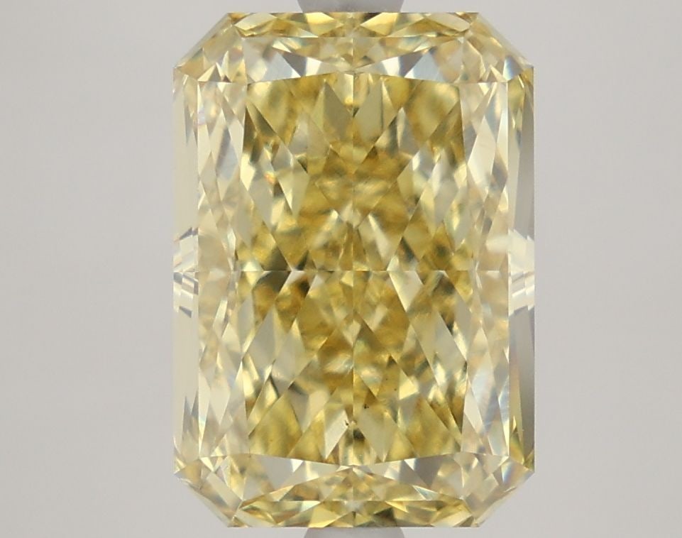 Loose Diamond - RADIANT 4.87ct Fancy Intense Yellow VS1: Loose Diamond - RADIANT 4.87ct Fancy Intense Yellow VS1 Source: This is a real non-mined Diamond that has been grown in a lab Shape: RADIANT Carats: 4.87 Color: Fancy Intense Yellow Certification: IGI