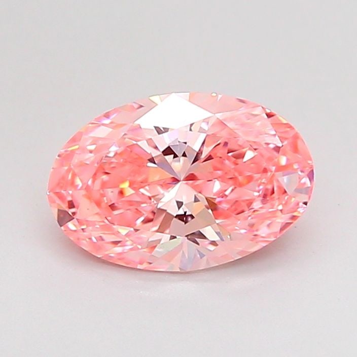 Loose Diamond - OVAL 1.21ct Fancy Vivid Pink VS1: Loose Diamond - OVAL 1.21ct Fancy Vivid Pink VS1 Source: This is a real non-mined Diamond that has been grown in a lab Shape: OVAL Carats: 1.21 Color: Fancy Vivid Pink Certification: IGI Video: