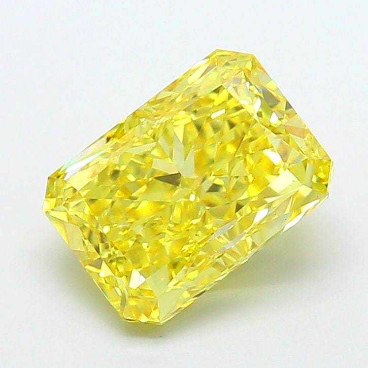 Loose Diamond - RADIANT 5.02ct Fancy Vivid Yellow VS1: Loose Diamond - RADIANT 5.02ct Fancy Vivid Yellow VS1 Source: This is a real non-mined Diamond that has been grown in a lab Shape: RADIANT Carats: 5.02 Color: Fancy Vivid Yellow Certification: IGI Vid