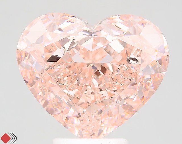 Loose Diamond - HEART 7.33ct Fancy Vivid Pink VVS2: Loose Diamond - HEART 7.33ct Fancy Vivid Pink VVS2 Source: This is a real non-mined Diamond that has been grown in a lab Shape: HEART Carats: 7.33 Color: Fancy Vivid Pink Certification: IGI Video: