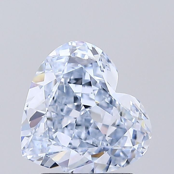Loose Diamond - HEART 2.02ct Fancy Light Blue VVS2: Loose Diamond - HEART 2.02ct Fancy Light Blue VVS2 Source: This is a real non-mined Diamond that has been grown in a lab Shape: HEART Carats: 2.02 Color: Fancy Light Blue Certification: IGI Video: