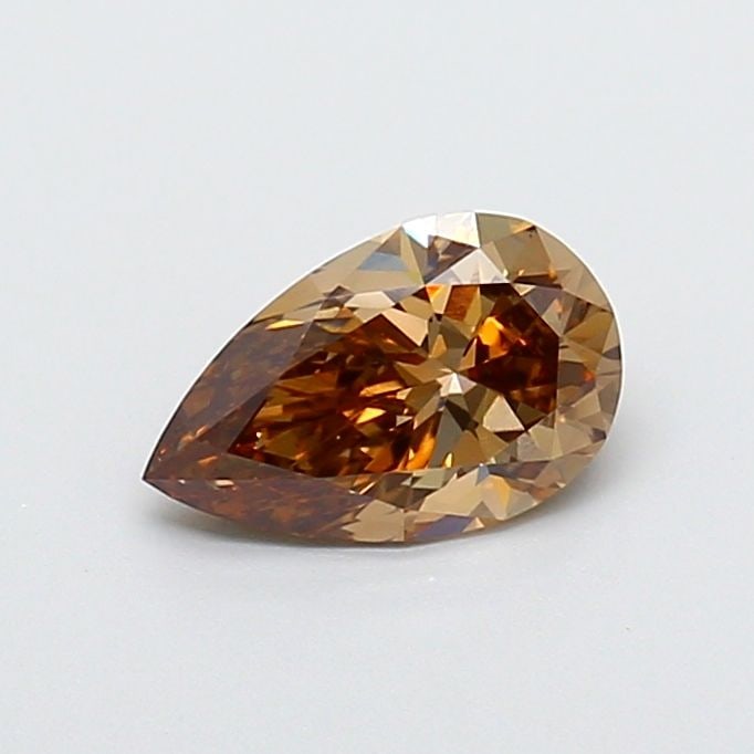 Loose Diamond - PEAR 1.04ct Fancy Brown VS1: Loose Diamond - PEAR 1.04ct Fancy Brown VS1 Source: This is a real non-mined Diamond that has been grown in a lab Shape: PEAR Carats: 1.04 Color: Fancy Brown Certification: IGI Video:
