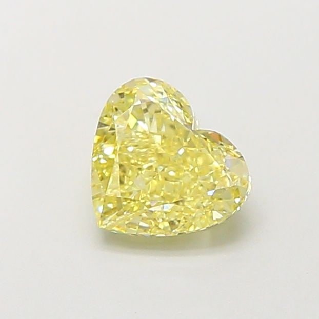 Loose Diamond - HEART 1.05ct Fancy Yellow VS1: Loose Diamond - HEART 1.05ct Fancy Yellow VS1 Source: This is a real non-mined Diamond that has been grown in a lab Shape: HEART Carats: 1.05 Color: Fancy Yellow Certification: IGI Video:
