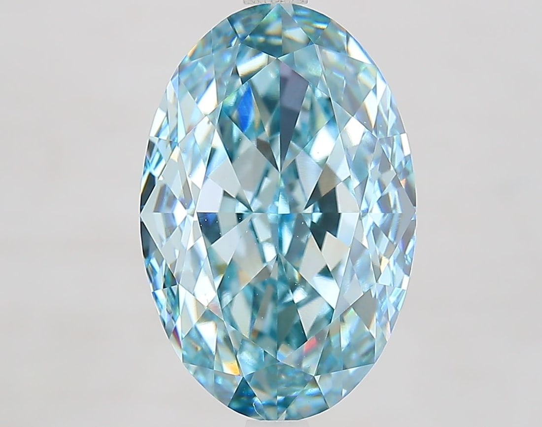 Loose Diamond - OVAL 7.1ct Fancy Vivid Blue VS1: Loose Diamond - OVAL 7.1ct Fancy Vivid Blue VS1 Source: This is a real non-mined Diamond that has been grown in a lab Shape: OVAL Carats: 7.1 Color: Fancy Vivid Blue Certification: IGI Video: