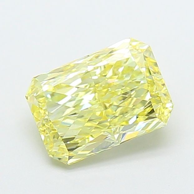 Loose Diamond - RADIANT 1.54ct Fancy Yellow VS1: Loose Diamond - RADIANT 1.54ct Fancy Yellow VS1 Source: This is a real non-mined Diamond that has been grown in a lab Shape: RADIANT Carats: 1.54 Color: Fancy Yellow Certification: IGI Video: