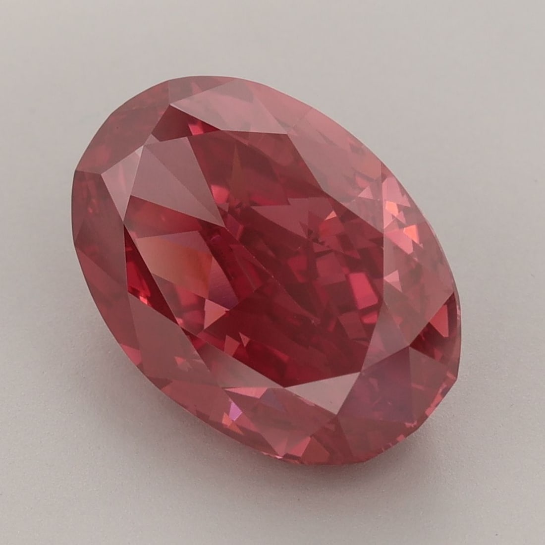 Loose Diamond - OVAL 5.99ct Fancy Vivid Red VS1 (1 of 1)