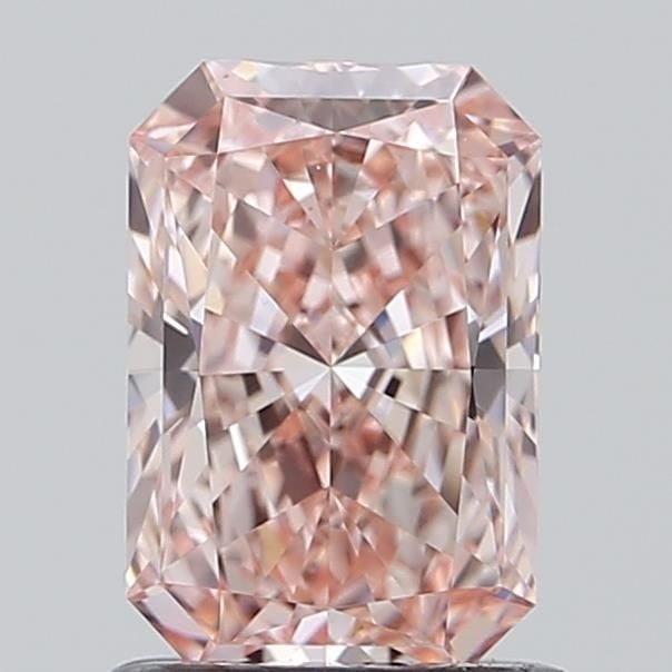 Loose Diamond - RADIANT 1.0ct Fancy Vivid Pink VVS2: Loose Diamond - RADIANT 1.0ct Fancy Vivid Pink VVS2 Source: This is a real non-mined Diamond that has been grown in a lab Shape: RADIANT Carats: 1.0 Color: Fancy Vivid Pink Certification: IGI Video: