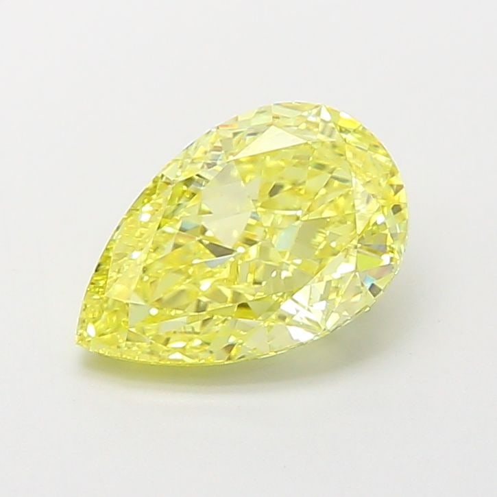 Loose Diamond - PEAR 2.57ct Fancy Intense Yellow VS1: Loose Diamond - PEAR 2.57ct Fancy Intense Yellow VS1 Source: This is a real non-mined Diamond that has been grown in a lab Shape: PEAR Carats: 2.57 Color: Fancy Intense Yellow Certification: IGI Video