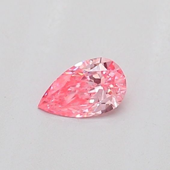 Loose Diamond - PEAR 0.16ct Fancy Vivid Pink VVS2: Loose Diamond - PEAR 0.16ct Fancy Vivid Pink VVS2 Source: This is a real non-mined Diamond that has been grown in a lab Shape: PEAR Carats: 0.16 Color: Fancy Vivid Pink Certification: IGI PLEASE NOTE: