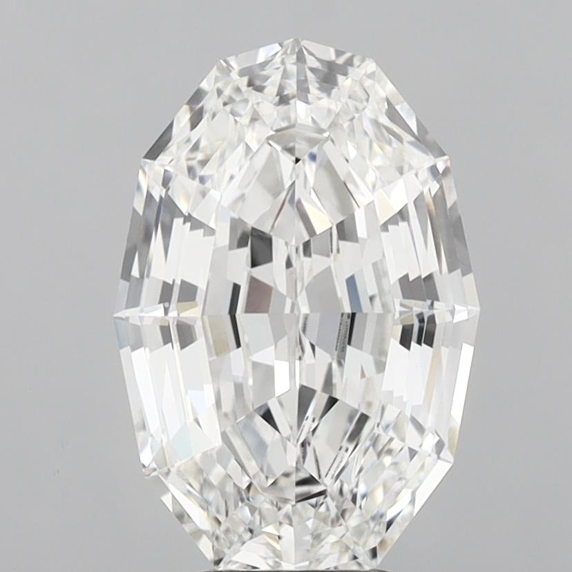 Loose Diamond - OVAL STEP CUT 6.38ct F VVS2: Loose Diamond - OVAL STEP CUT 6.38ct F VVS2 Source: This is a real non-mined Diamond that has been grown in a lab Shape: OVAL STEP CUT Carats: 6.38 Color: F Clarity: VVS2 Certification: IGI Condition: