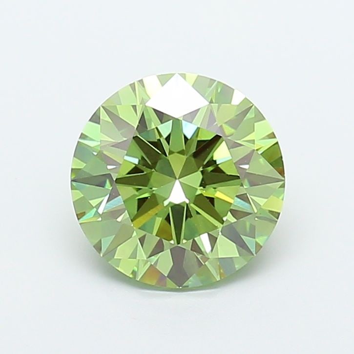 Ideal Loose Diamond - ROUND 3.01ct Fancy Vivid Green VS1: Ideal Loose Diamond - ROUND 3.01ct Fancy Vivid Green VS1 Source: This is a real non-mined Diamond that has been grown in a lab Shape: ROUND Carats: 3.01 Color: Fancy Vivid Green Certification: IGI Vid
