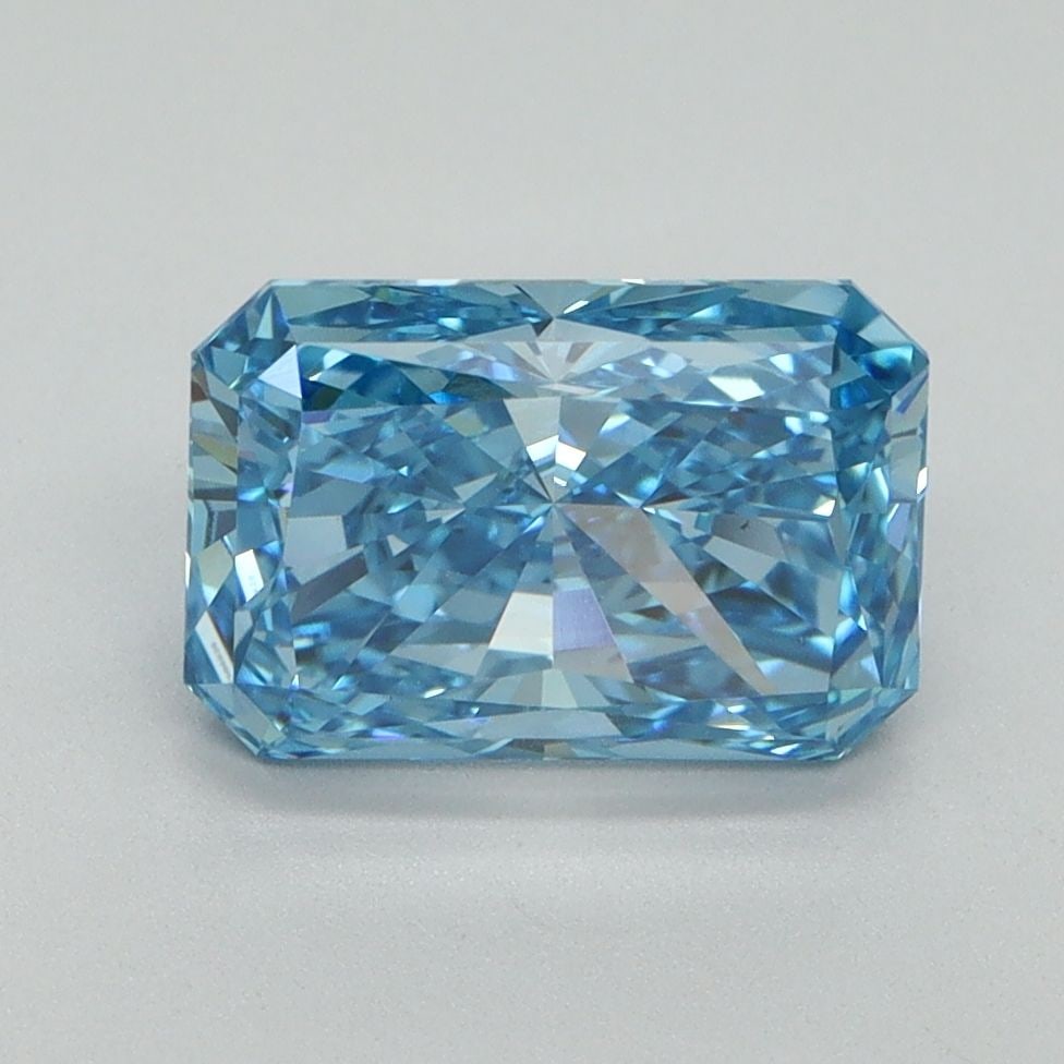 Loose Diamond - RADIANT 2.2ct Fancy Vivid Blue VS2: Loose Diamond - RADIANT 2.2ct Fancy Vivid Blue VS2 Source: This is a real non-mined Diamond that has been grown in a lab Shape: RADIANT Carats: 2.2 Color: Fancy Vivid Blue Certification: IGI Video: