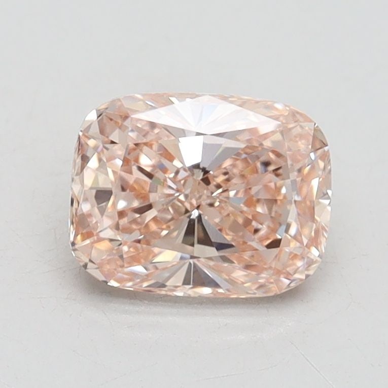 Loose Diamond - CUSHION BRILLIANT 1.1ct Light Pinkish Brown VS1: Loose Diamond - CUSHION BRILLIANT 1.1ct Light Pinkish Brown VS1 Source: This is a real non-mined Diamond that has been grown in a lab Shape: CUSHION BRILLIANT Carats: 1.1 Color: Light Pinkish Brown Ce
