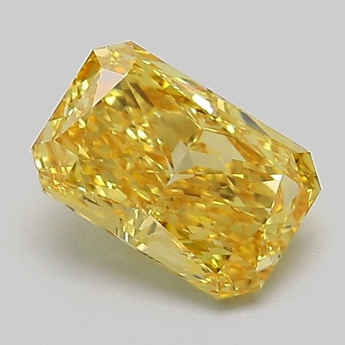 Loose Diamond - RADIANT 1.13ct Fancy Vivid Yellow VVS2: Loose Diamond - RADIANT 1.13ct Fancy Vivid Yellow VVS2 Source: This is a real non-mined Diamond that has been grown in a lab Shape: RADIANT Carats: 1.13 Color: Fancy Vivid Yellow Certification: IGI Vi