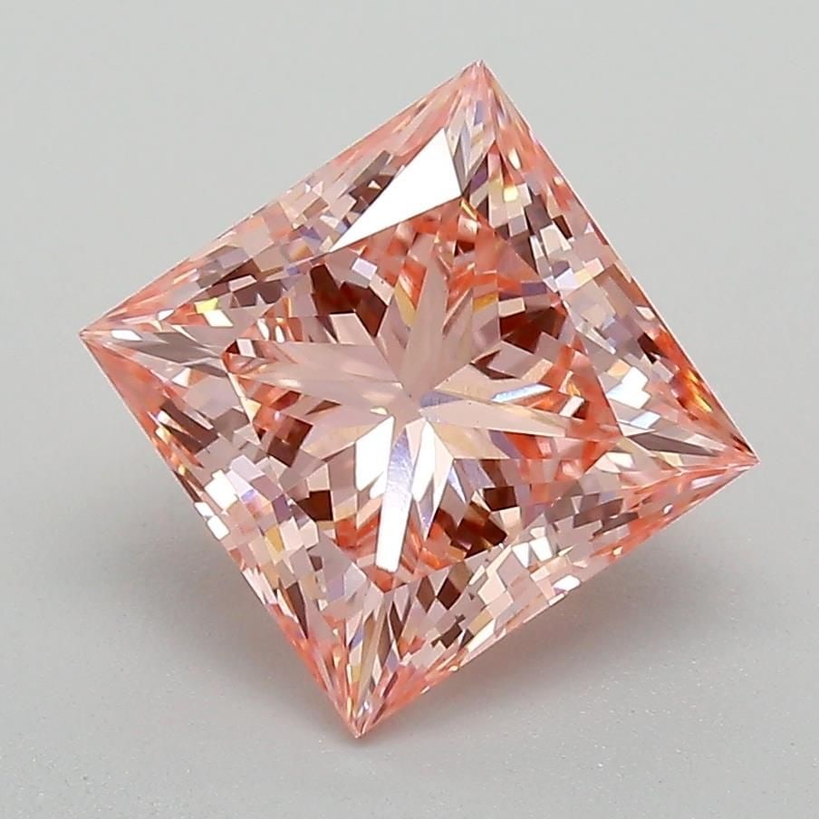 Loose Diamond - PRINCESS 2.64ct Fancy Intense Pink VS1: Loose Diamond - PRINCESS 2.64ct Fancy Intense Pink VS1 Source: This is a real non-mined Diamond that has been grown in a lab Shape: PRINCESS Carats: 2.64 Color: Fancy Intense Pink Certification: IGI V