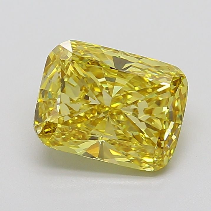 Loose Diamond - CUSHION MODIFIED 4.01ct Fancy Intense Yellow VS1: Loose Diamond - CUSHION MODIFIED 4.01ct Fancy Intense Yellow VS1 Source: This is a real non-mined Diamond that has been grown in a lab Shape: CUSHION MODIFIED Carats: 4.01 Color: Fancy Intense Yellow