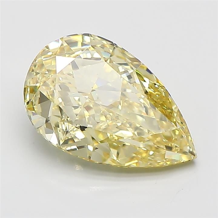 Loose Diamond - PEAR 2.75ct Fancy Intense Yellow VS1: Loose Diamond - PEAR 2.75ct Fancy Intense Yellow VS1 Source: This is a real non-mined Diamond that has been grown in a lab Shape: PEAR Carats: 2.75 Color: Fancy Intense Yellow Certification: IGI