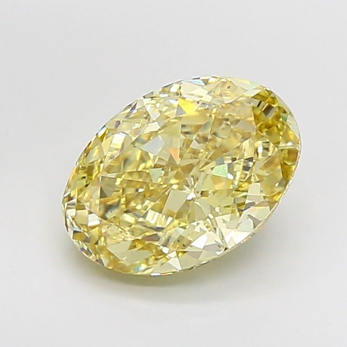 Loose Diamond - OVAL 5.0ct Fancy Intense Yellow VS2: Loose Diamond - OVAL 5.0ct Fancy Intense Yellow VS2 Source: This is a real non-mined Diamond that has been grown in a lab Shape: OVAL Carats: 5.0 Color: Fancy Intense Yellow Certification: IGI Video: