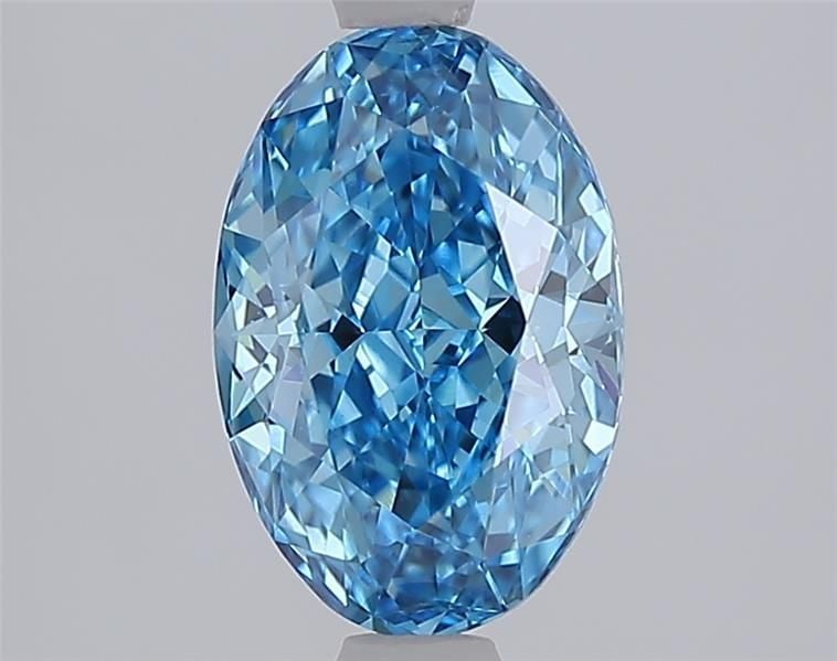 Loose Diamond - OVAL 1.61ct Fancy Vivid Blue VS1: Loose Diamond - OVAL 1.61ct Fancy Vivid Blue VS1 Source: This is a real non-mined Diamond that has been grown in a lab Shape: OVAL Carats: 1.61 Color: Fancy Vivid Blue Certification: IGI Video: Video