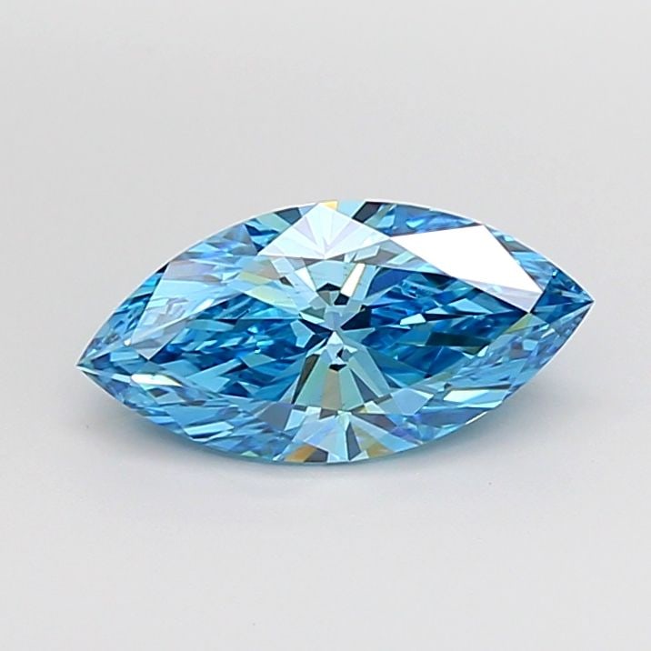 Loose Diamond - MARQUISE 2.03ct Fancy Vivid Blue VS2: Loose Diamond - MARQUISE 2.03ct Fancy Vivid Blue VS2 Source: This is a real non-mined Diamond that has been grown in a lab Shape: MARQUISE Carats: 2.03 Color: Fancy Vivid Blue Certification: IGI