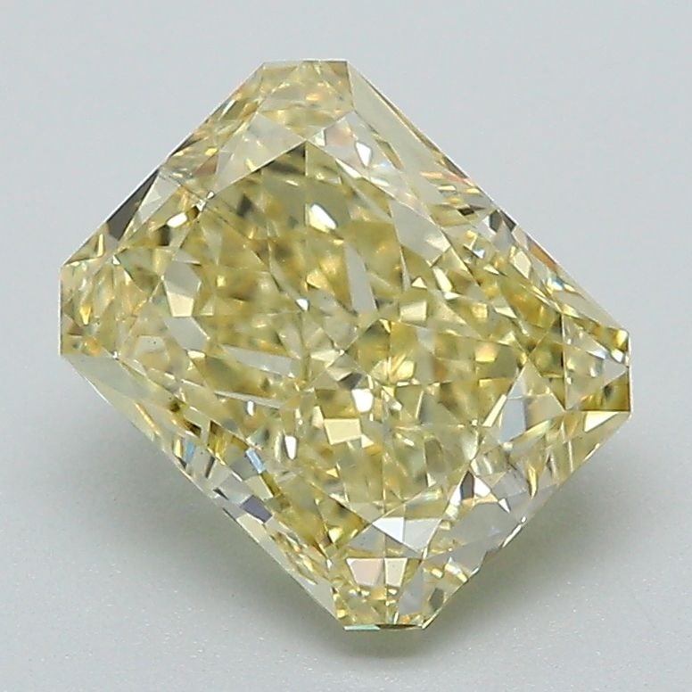 Loose Diamond - RADIANT 2.4ct Fancy Intense Yellow VS2: Loose Diamond - RADIANT 2.4ct Fancy Intense Yellow VS2 Source: This is a real non-mined Diamond that has been grown in a lab Shape: RADIANT Carats: 2.4 Color: Fancy Intense Yellow Certification: IGI