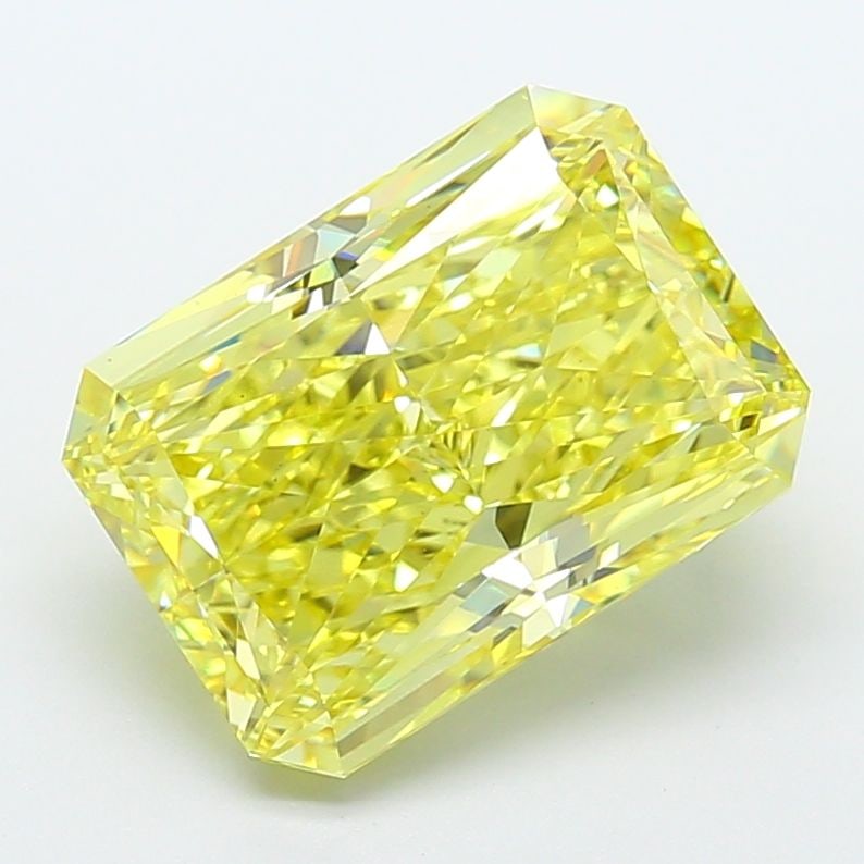 Loose Diamond - RADIANT 6.5ct Fancy Intense Yellow VS2: Loose Diamond - RADIANT 6.5ct Fancy Intense Yellow VS2 Source: This is a real non-mined Diamond that has been grown in a lab Shape: RADIANT Carats: 6.5 Color: Fancy Intense Yellow Certification: IGI