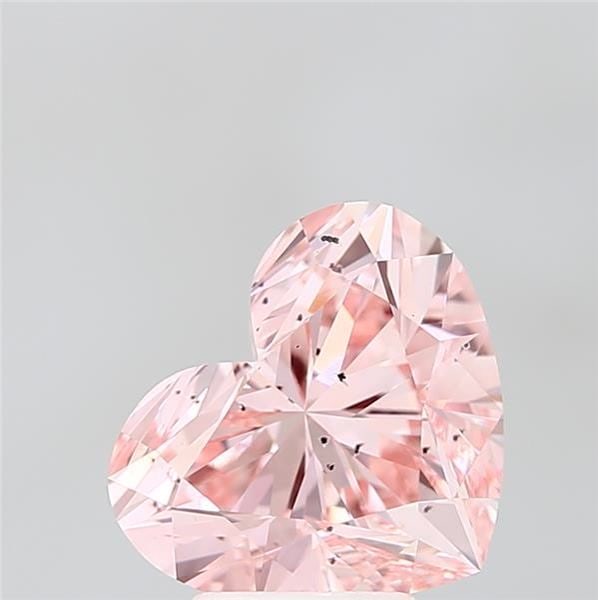 Loose Diamond - HEART 4.05ct Fancy Vivid Pink SI2: Loose Diamond - HEART 4.05ct Fancy Vivid Pink SI2 Source: This is a real non-mined Diamond that has been grown in a lab Shape: HEART Carats: 4.05 Color: Fancy Vivid Pink Certification: IGI Video: