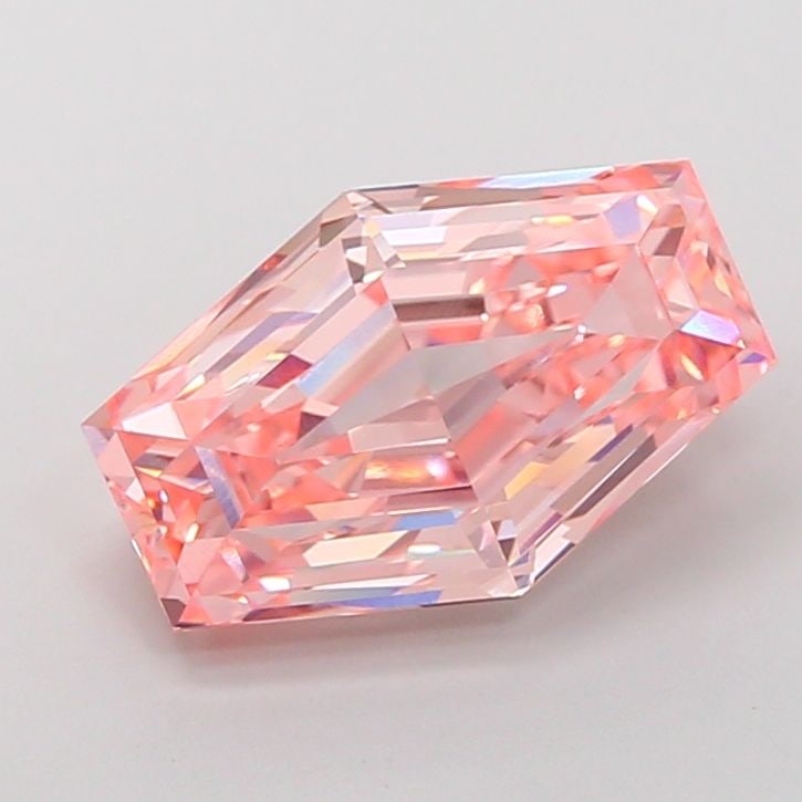 Loose Diamond - LOZENGE 5.17ct Fancy Vivid Pink VVS2: Loose Diamond - LOZENGE 5.17ct Fancy Vivid Pink VVS2 Source: This is a real non-mined Diamond that has been grown in a lab Shape: LOZENGE Carats: 5.17 Color: Fancy Vivid Pink Certification: IGI Video:
