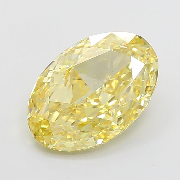 Loose Diamond - OVAL 3.01ct Fancy Intense Yellow VVS2: Loose Diamond - OVAL 3.01ct Fancy Intense Yellow VVS2 Source: This is a real non-mined Diamond that has been grown in a lab Shape: OVAL Carats: 3.01 Color: Fancy Intense Yellow Certification: IGI Vide