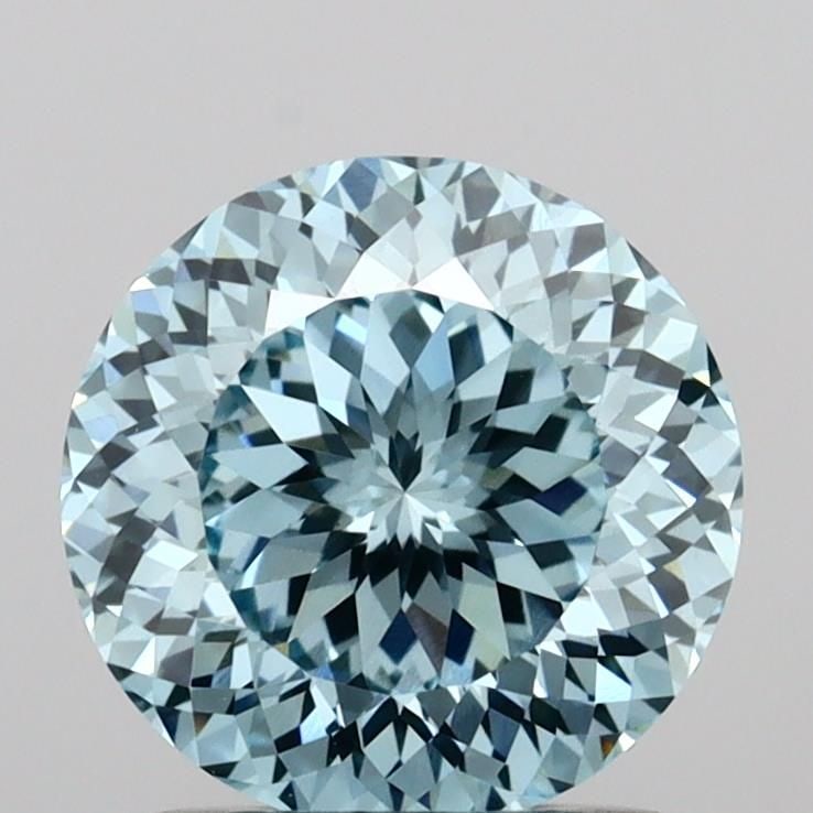 Loose Diamond - ROUND 1.39ct Fancy Intense Blue VVS2 (1 of 1)