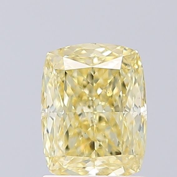 Loose Diamond - CUSHION MODIFIED 1.54ct Fancy Intense Yellow VS2: Loose Diamond - CUSHION MODIFIED 1.54ct Fancy Intense Yellow VS2 Source: This is a real non-mined Diamond that has been grown in a lab Shape: CUSHION MODIFIED Carats: 1.54 Color: Fancy Intense Yellow 