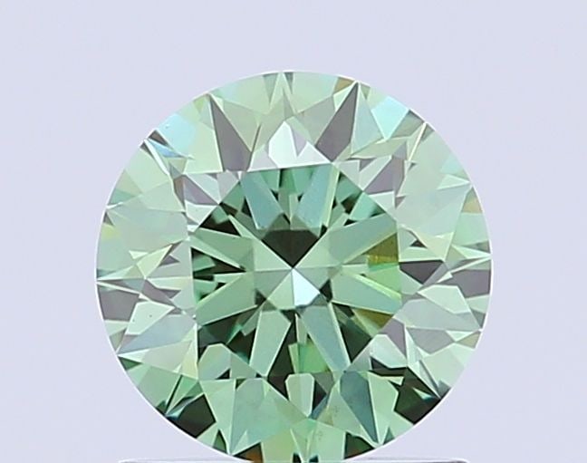 Ideal Loose Diamond - ROUND 1.05ct Fancy Vivid Green VS1: Ideal Loose Diamond - ROUND 1.05ct Fancy Vivid Green VS1 Source: This is a real non-mined Diamond that has been grown in a lab Shape: ROUND Carats: 1.05 Color: Fancy Vivid Green Certification: IGI Vid