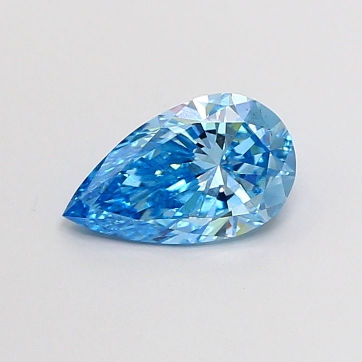 Loose Diamond - PEAR 1.0ct Fancy Vivid Blue VS1: Loose Diamond - PEAR 1.0ct Fancy Vivid Blue VS1 Source: This is a real non-mined Diamond that has been grown in a lab Shape: PEAR Carats: 1.0 Color: Fancy Vivid Blue Certification: IGI PLEASE NOTE: Fr