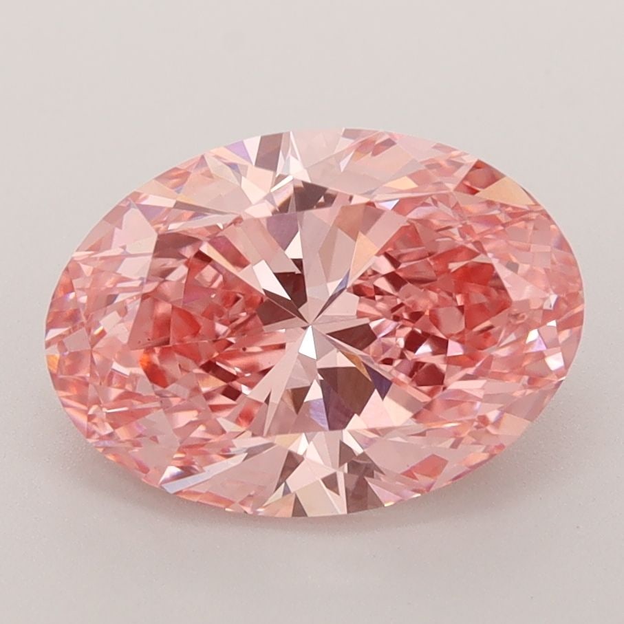 Loose Diamond - OVAL 3.0ct Fancy Vivid Pink VS2: Loose Diamond - OVAL 3.0ct Fancy Vivid Pink VS2 Source: This is a real non-mined Diamond that has been grown in a lab Shape: OVAL Carats: 3.0 Color: Fancy Vivid Pink Certification: IGI Video: