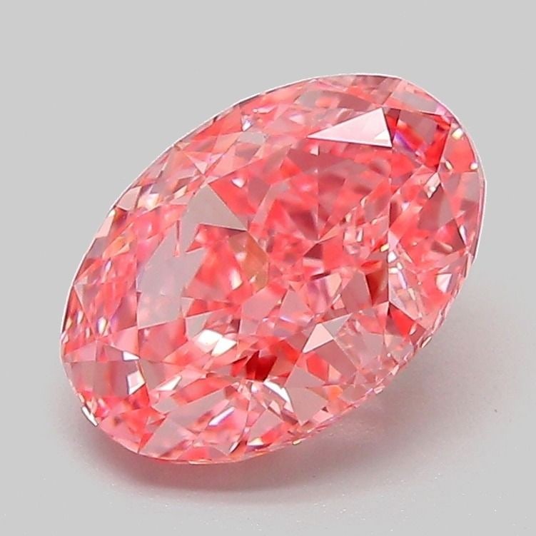 Loose Diamond - OVAL 2.09ct Fancy Vivid Pink VVS2: Loose Diamond - OVAL 2.09ct Fancy Vivid Pink VVS2 Source: This is a real non-mined Diamond that has been grown in a lab Shape: OVAL Carats: 2.09 Color: Fancy Vivid Pink Certification: IGI Video: