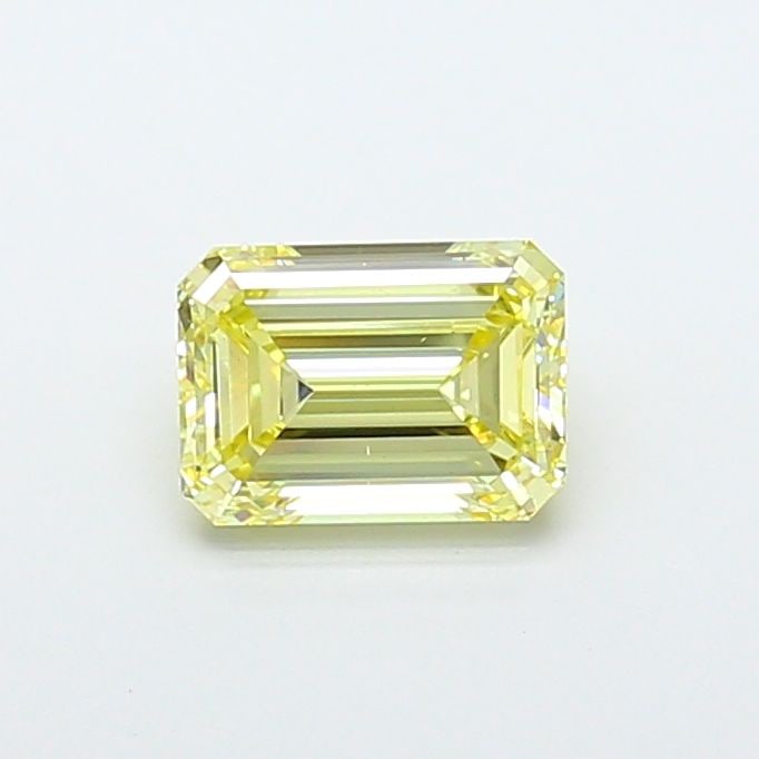 Loose Diamond - EMERALD 2.0ct Fancy Yellow VS2: Loose Diamond - EMERALD 2.0ct Fancy Yellow VS2 Source: This is a real non-mined Diamond that has been grown in a lab Shape: EMERALD Carats: 2.0 Color: Fancy Yellow Certification: IGI Video: