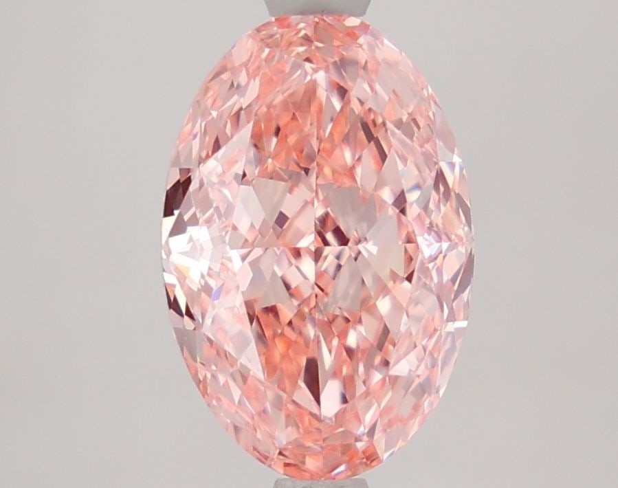 Loose Diamond - OVAL 2.61ct Fancy Vivid Pink VVS2: Loose Diamond - OVAL 2.61ct Fancy Vivid Pink VVS2 Source: This is a real non-mined Diamond that has been grown in a lab Shape: OVAL Carats: 2.61 Color: Fancy Vivid Pink Certification: IGI Video: