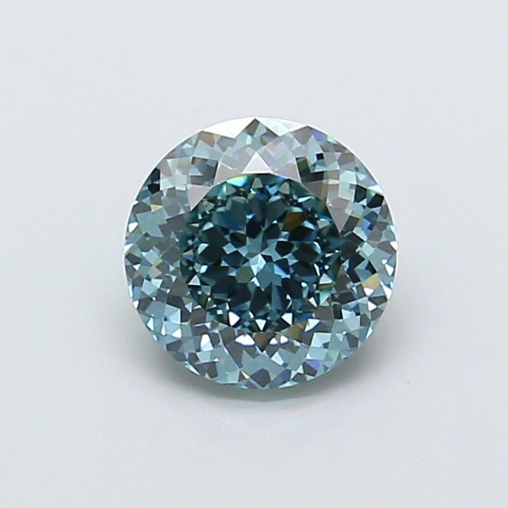 Loose Diamond - ROUND 1.68ct Fancy Vivid Blue VS1: Loose Diamond - ROUND 1.68ct Fancy Vivid Blue VS1 Source: This is a real non-mined Diamond that has been grown in a lab Shape: ROUND Carats: 1.68 Color: Fancy Vivid Blue Certification: IGI Video:
