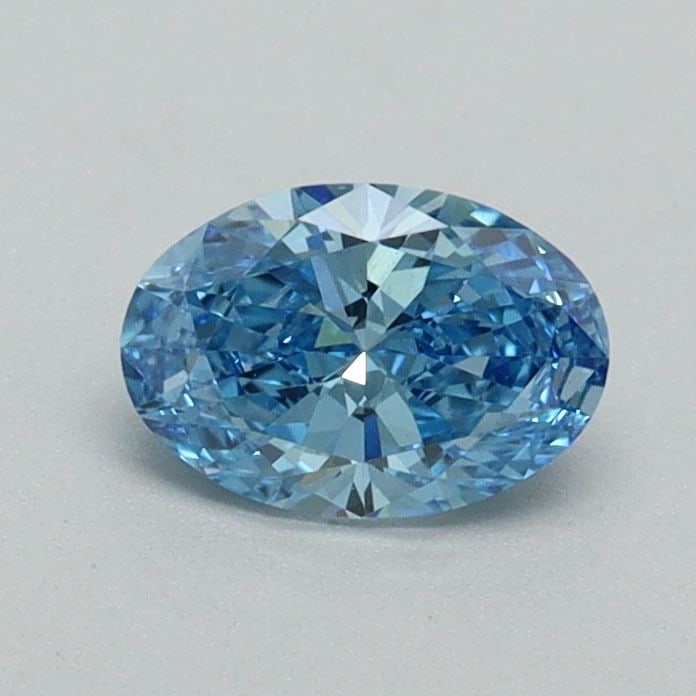 Loose Diamond - OVAL 0.5ct Fancy Vivid Blue VS1: Loose Diamond - OVAL 0.5ct Fancy Vivid Blue VS1 Source: This is a real non-mined Diamond that has been grown in a lab Shape: OVAL Carats: 0.5 Color: Fancy Vivid Blue Certification: IGI Video: