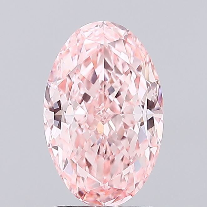 Loose Diamond - OVAL 2.01ct Fancy Vivid Pink VVS2: Loose Diamond - OVAL 2.01ct Fancy Vivid Pink VVS2 Source: This is a real non-mined Diamond that has been grown in a lab Shape: OVAL Carats: 2.01 Color: Fancy Vivid Pink Certification: IGI Video: