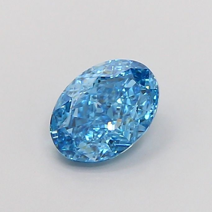 Loose Diamond - OVAL 1.18ct Fancy Vivid Blue VS2: Loose Diamond - OVAL 1.18ct Fancy Vivid Blue VS2 Source: This is a real non-mined Diamond that has been grown in a lab Shape: OVAL Carats: 1.18 Color: Fancy Vivid Blue Certification: IGI Video: