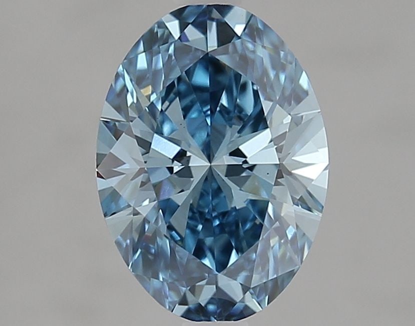 Loose Diamond - OVAL 1.8ct Fancy Vivid Blue VS1: Loose Diamond - OVAL 1.8ct Fancy Vivid Blue VS1 Source: This is a real non-mined Diamond that has been grown in a lab Shape: OVAL Carats: 1.8 Color: Fancy Vivid Blue Certification: IGI Video: