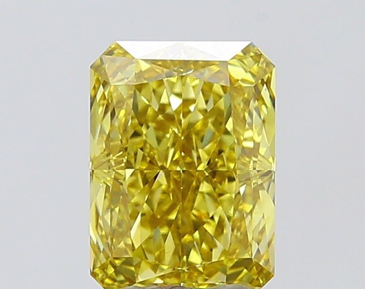 Loose Diamond - RADIANT 3.21ct Fancy Intense Yellow VS1: Loose Diamond - RADIANT 3.21ct Fancy Intense Yellow VS1 Source: This is a real non-mined Diamond that has been grown in a lab Shape: RADIANT Carats: 3.21 Color: Fancy Intense Yellow Certification: IGI