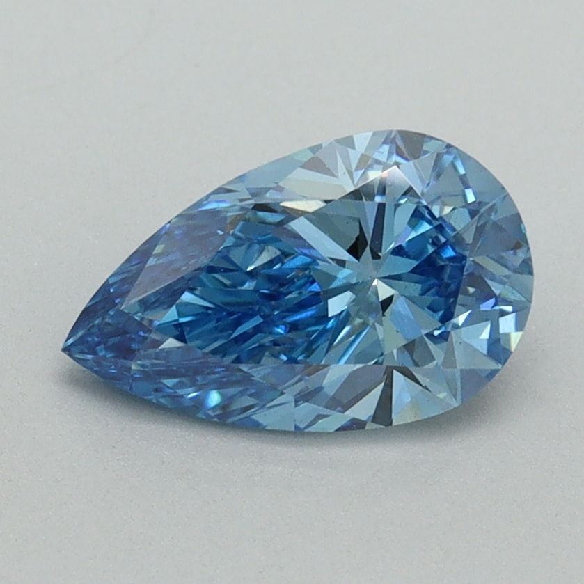 Loose Diamond - PEAR 1.11ct Fancy Vivid Blue VS1: Loose Diamond - PEAR 1.11ct Fancy Vivid Blue VS1 Source: This is a real non-mined Diamond that has been grown in a lab Shape: PEAR Carats: 1.11 Color: Fancy Vivid Blue Certification: IGI Video: