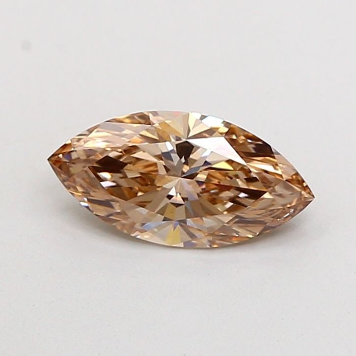Loose Diamond - MARQUISE 1.07ct Fancy Light Brown VVS2: Loose Diamond - MARQUISE 1.07ct Fancy Light Brown VVS2 Source: This is a real non-mined Diamond that has been grown in a lab Shape: MARQUISE Carats: 1.07 Color: Fancy Light Brown Certification: IGI Vi