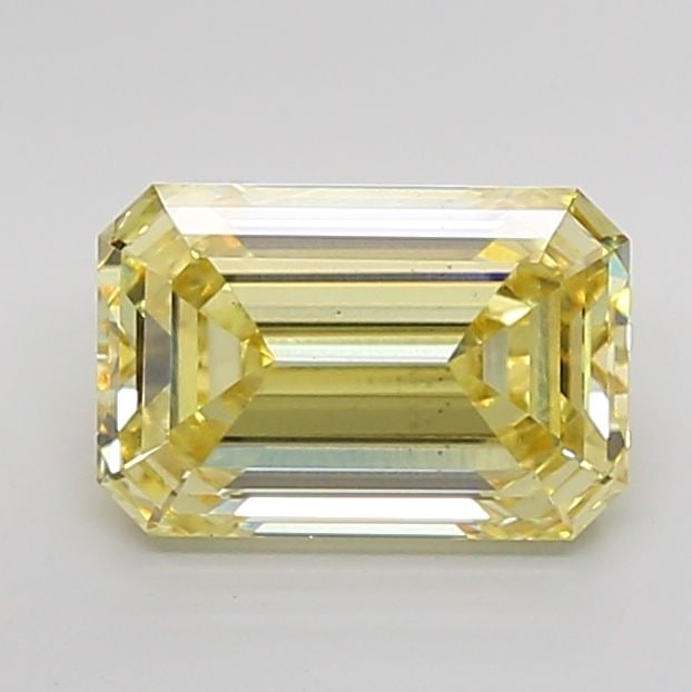 Loose Diamond - EMERALD 3.83ct Fancy Intense Yellow VS2 (1 of 1)