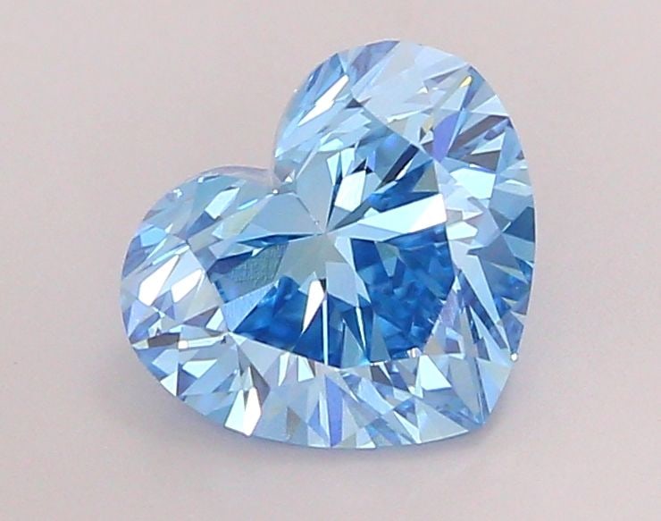 Loose Diamond - HEART 2.03ct Fancy Vivid Blue VS2: Loose Diamond - HEART 2.03ct Fancy Vivid Blue VS2 Source: This is a real non-mined Diamond that has been grown in a lab Shape: HEART Carats: 2.03 Color: Fancy Vivid Blue Certification: IGI Video: