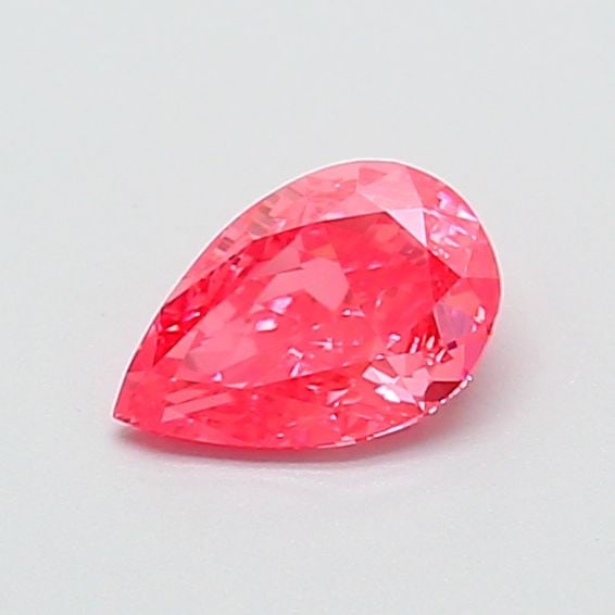 Loose Diamond - PEAR 0.57ct Fancy Vivid Pink VVS2: Loose Diamond - PEAR 0.57ct Fancy Vivid Pink VVS2 Source: This is a real non-mined Diamond that has been grown in a lab Shape: PEAR Carats: 0.57 Color: Fancy Vivid Pink Certification: IGI Video: