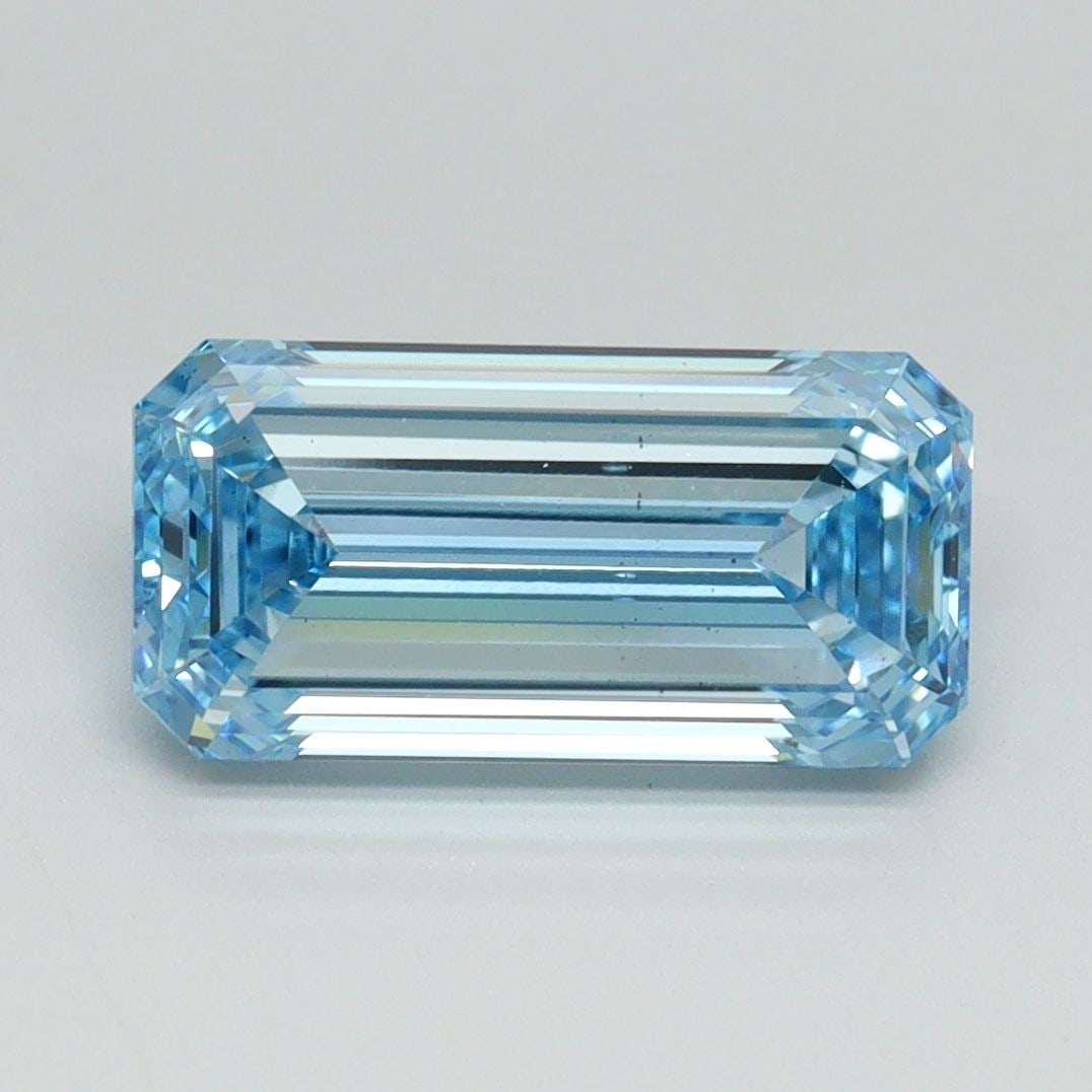 Loose Diamond - EMERALD 2.51ct Fancy Intense Blue VS1 (1 of 1)